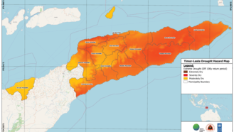 Timor-Leste Drought Hazard Map July 2026