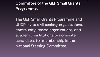 Open Call for Membership in the National Steering Committee of the GEF Small Grants Programme