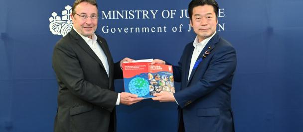  UNDP Administrator Achim Steiner’s meeting with H.E. KADA Hiroyuki, Parliamentary Vice-Minister for Justice of Japan