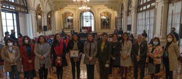 Mujeres del equipo multisectorial que trabajó para la obtención del Sello de Igualdad de Género