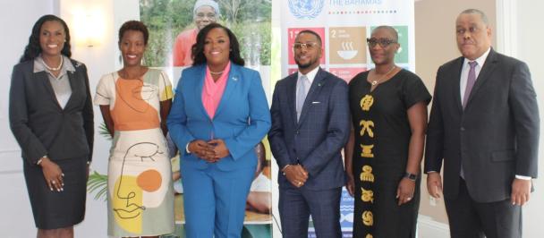United Nations Country Team in Bahamas for launch of joint SDG Fund