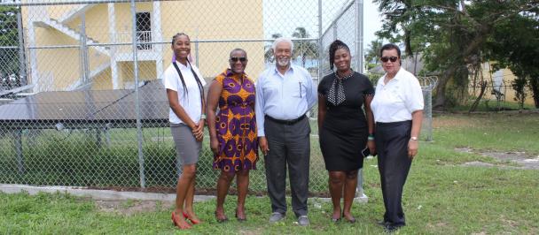 UNDP Resident Representative on field visit to Bahamas for solar project