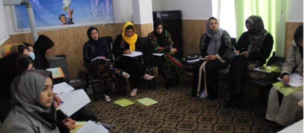 Members of women-led Traditional Dispute Resolution Committee in Balkh province of Afghanistan 