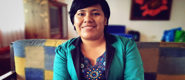 Anna Romero, lideresa de la nación Guaraní Occidental