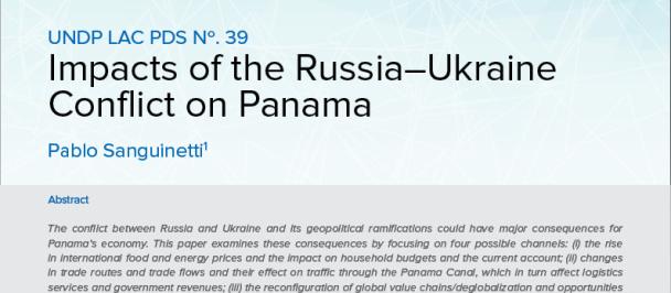 Impacts of the Russia–Ukraine Conflict on Panama