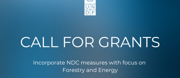Incorporate NDC measures with focus on Forestry and Energy- Call for grants