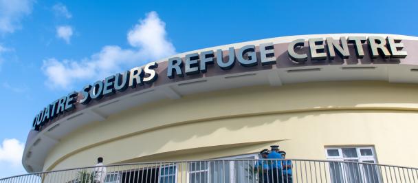 Quatre Soeurs Refuge Centre built under the Climate Change Adaptation Programme in the Coastal Zone of Mauritius