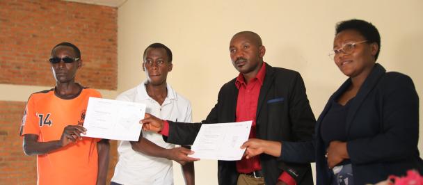 Octroi de certificats fonciers à Mugamba (Bururi) en appui au développement