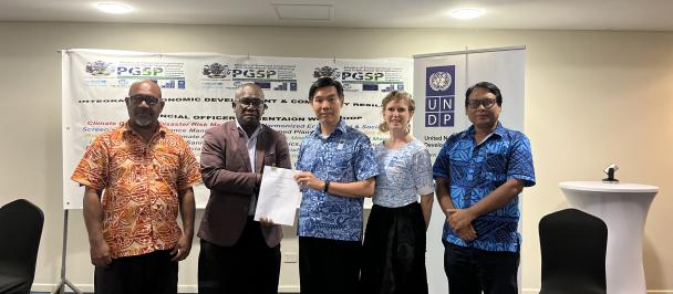 UNDP and MPGIS Partner in Solomon Islands