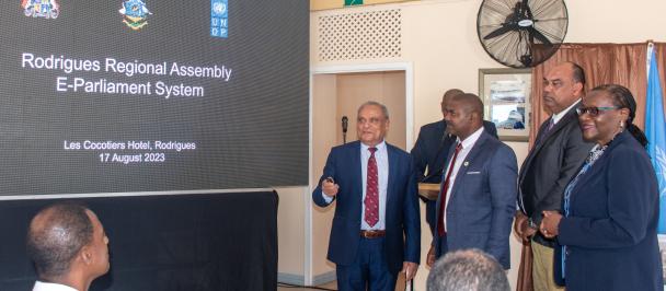 Launch of E-Parliament System for Rodrigues Regional Assembly