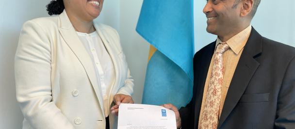 UNDP Representative presents credentials to The Bahamas