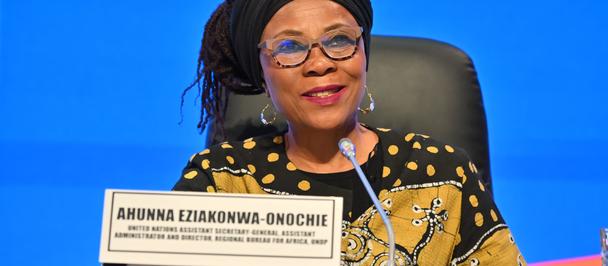 Ms Ahunna Eziakonwa speaking