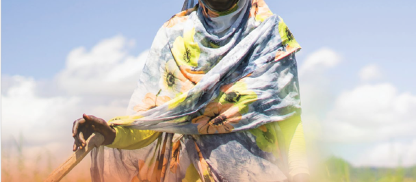 UN logo cover: 'Private Sector Engagement Strategy Sudan' with a woman in a colorful scarf.