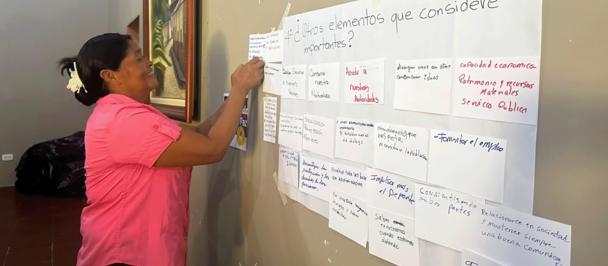 Pobladores de la comunidad de El Corpus participaron en círculos de paz para promover el diálogo inclusivo y la construcción de paz en el territorio.