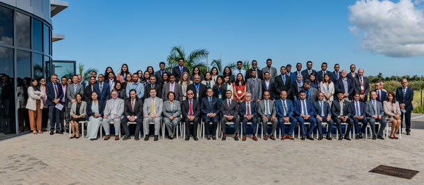 Participants to the launch of the Tax Inspectors Beyond Borders Workshop in Plaine Magnien
