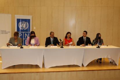 Representante Residente de PNUD Panamá en Conferencia de Prensa