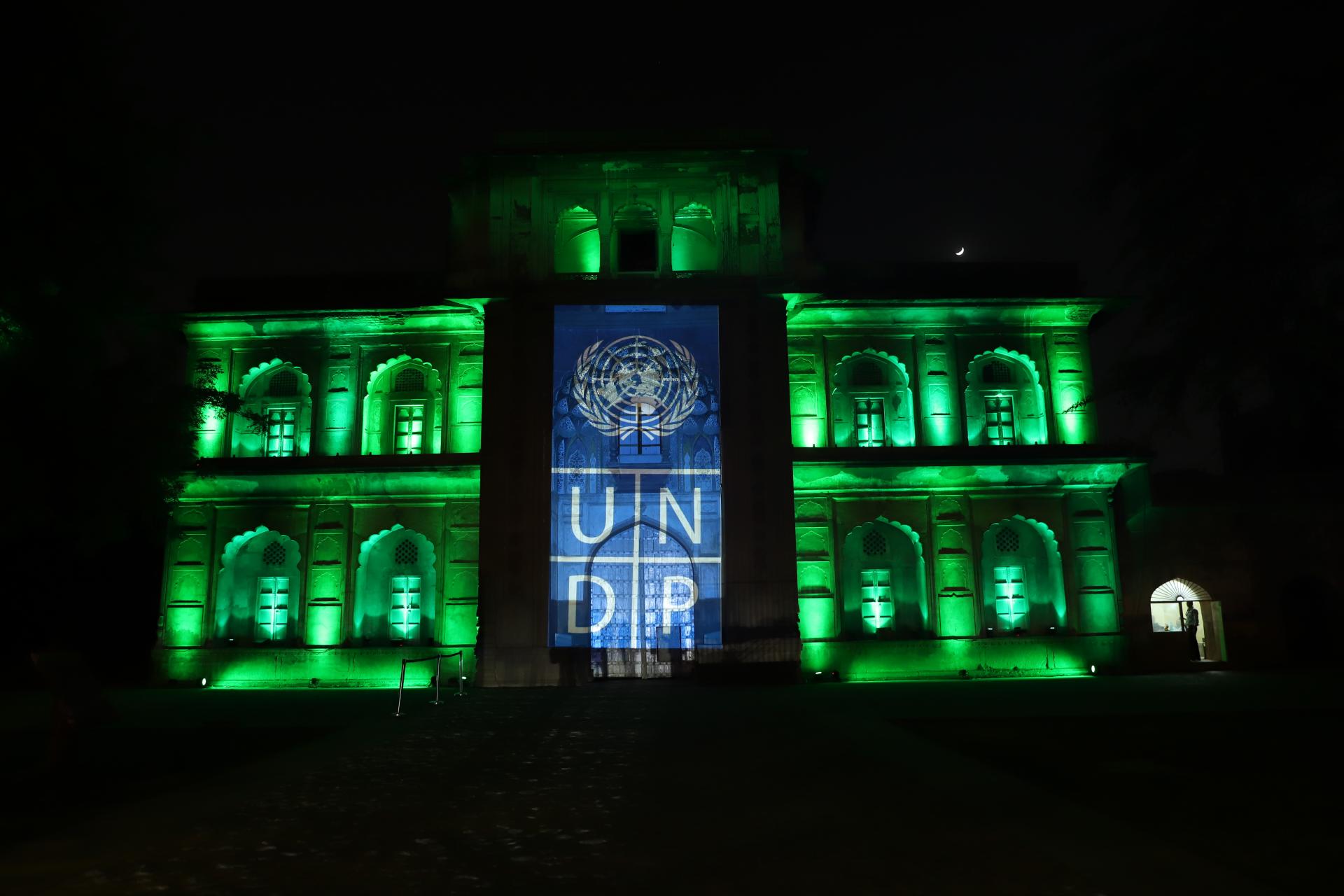 Safdurjung Tomb in Delhi lit up on World Environment Day
