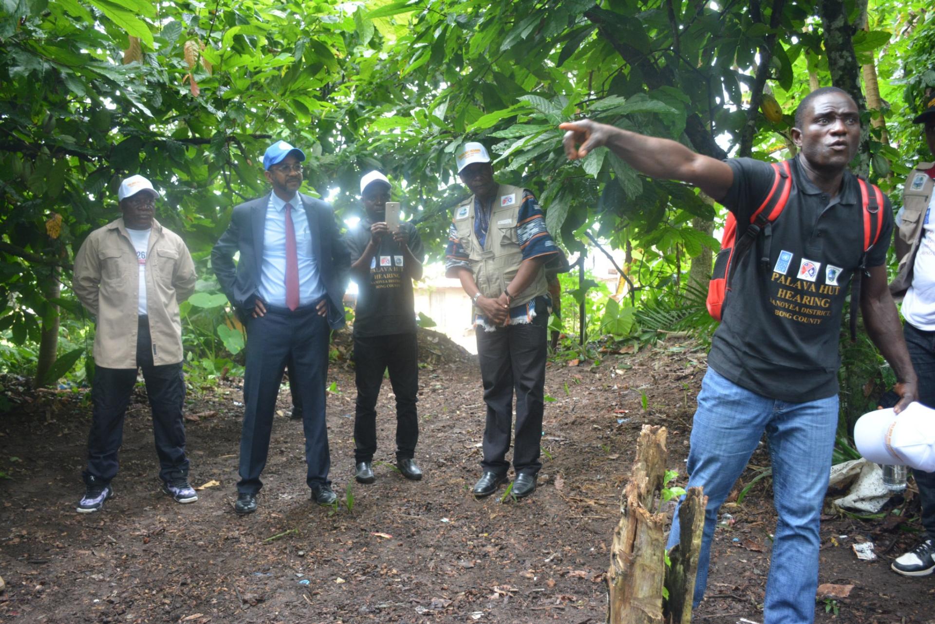 A visit to a mass grave 