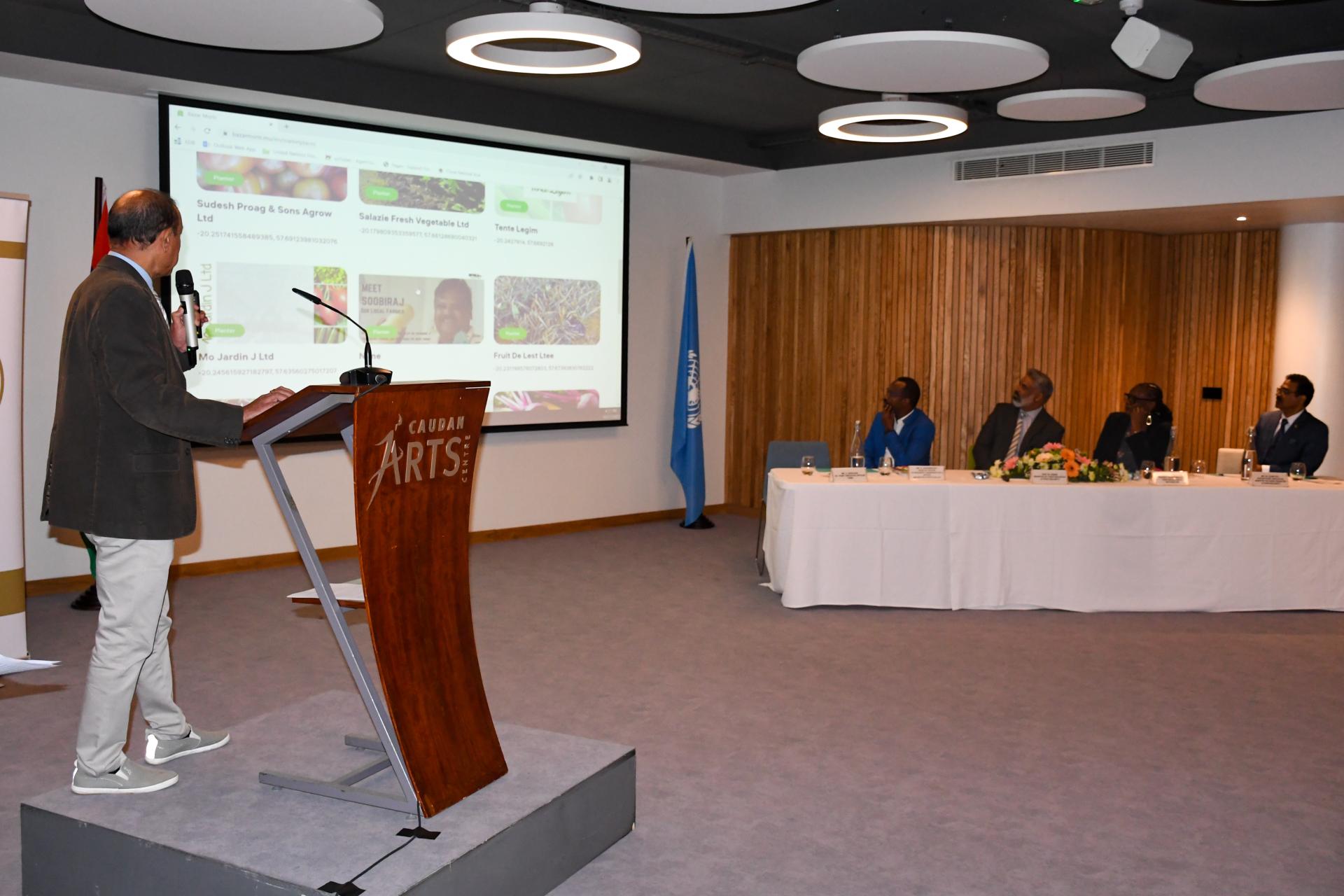 Launching of E-Commerce Platform “Bazar Moris” 