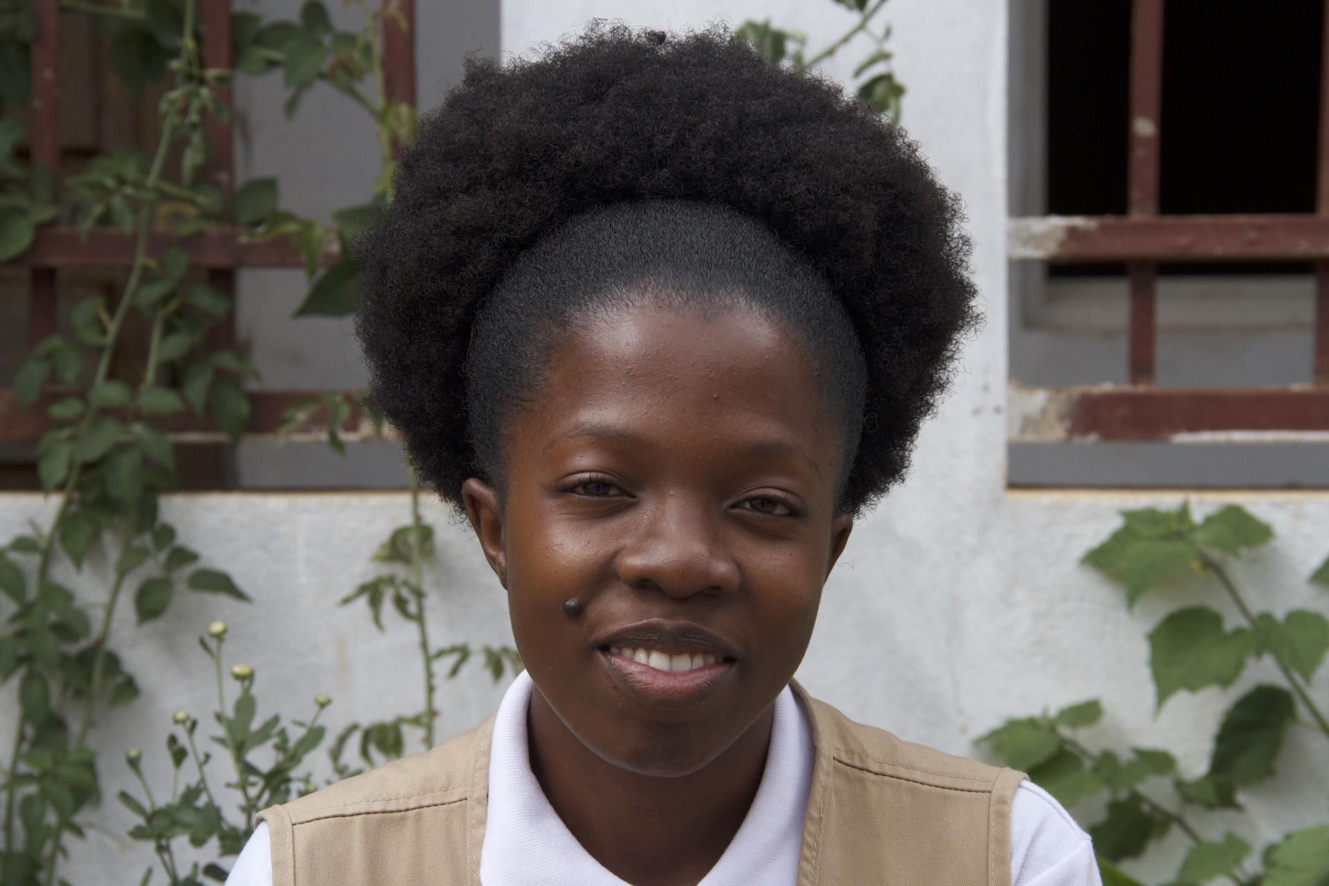 Portrait of a TB community health supervisor.