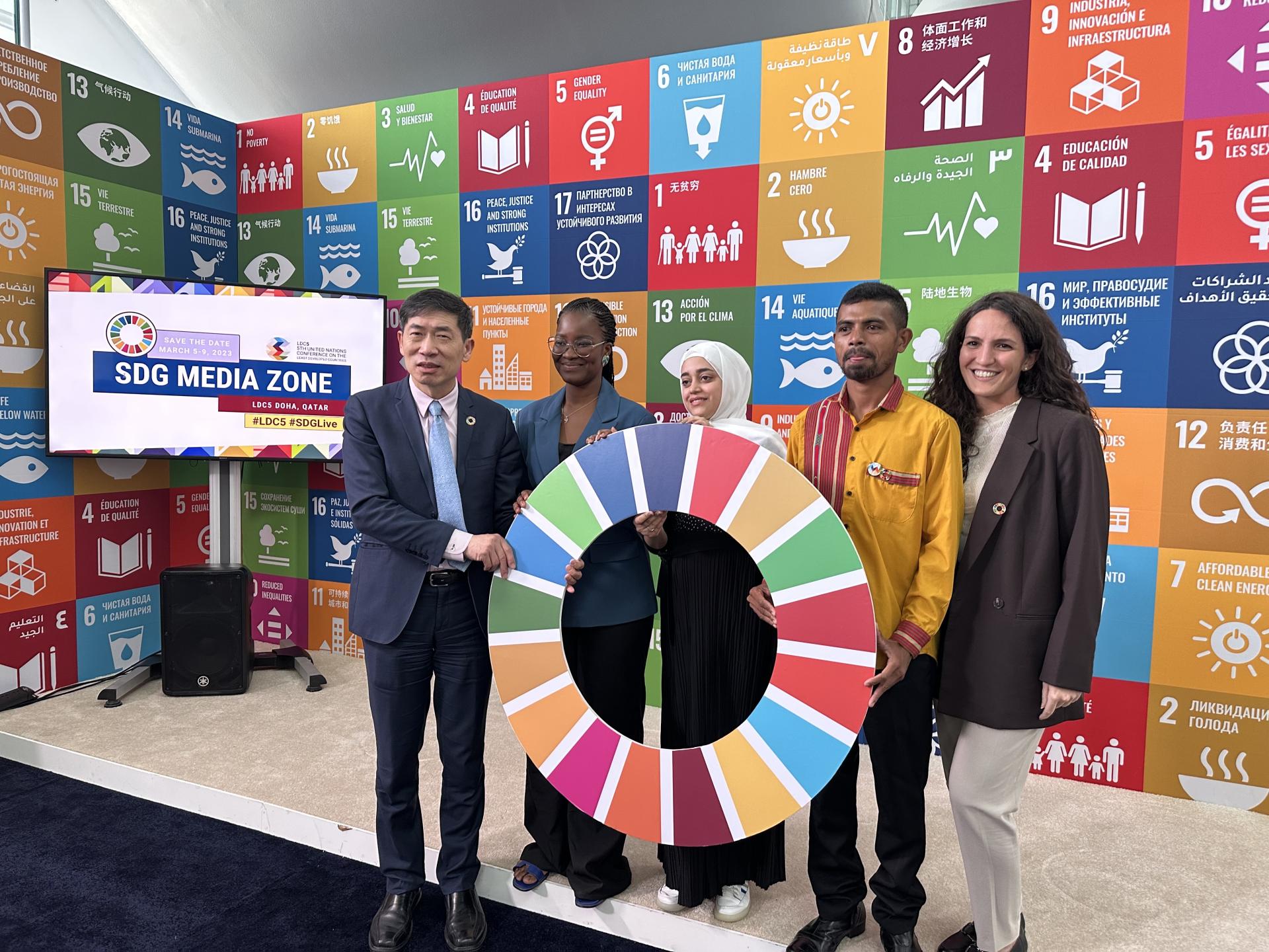 SDG Media Zone at LDC5