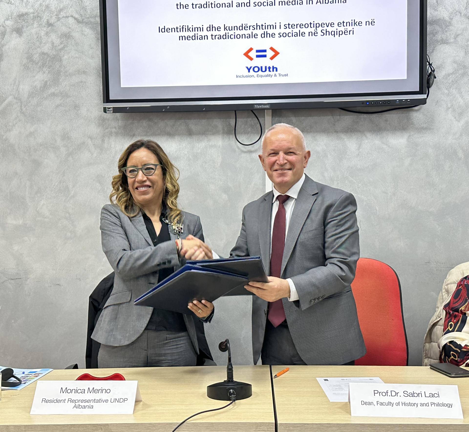 New partnership launched with Department of Journalism and Communication to Combat Divisive Narratives in Albania