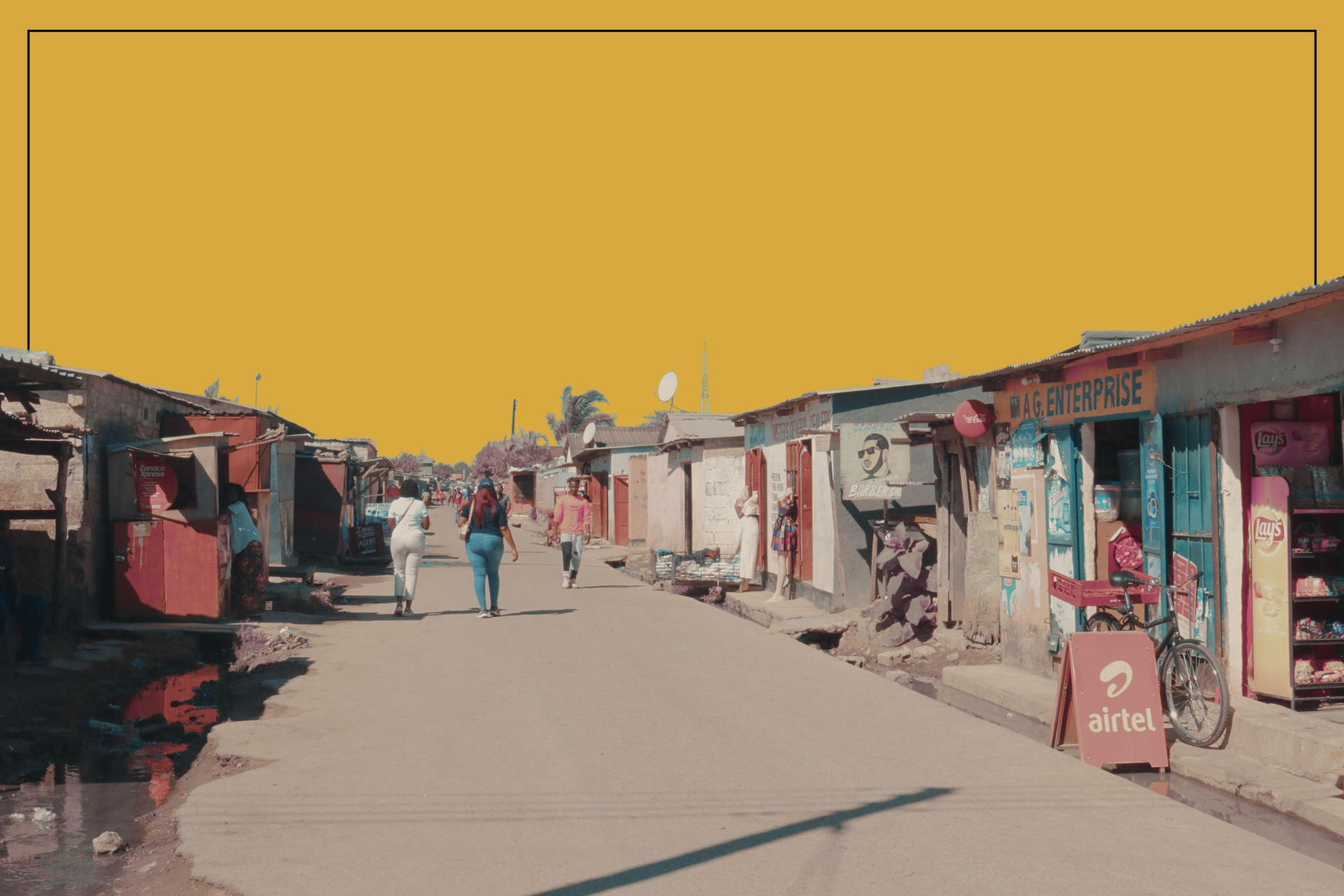 An illustration featuring the Kalingalinga, Lusaka