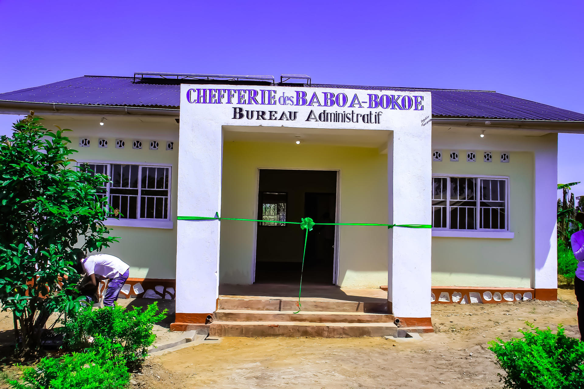 Inauguration bâtiment administratif dans la province d'Ituri