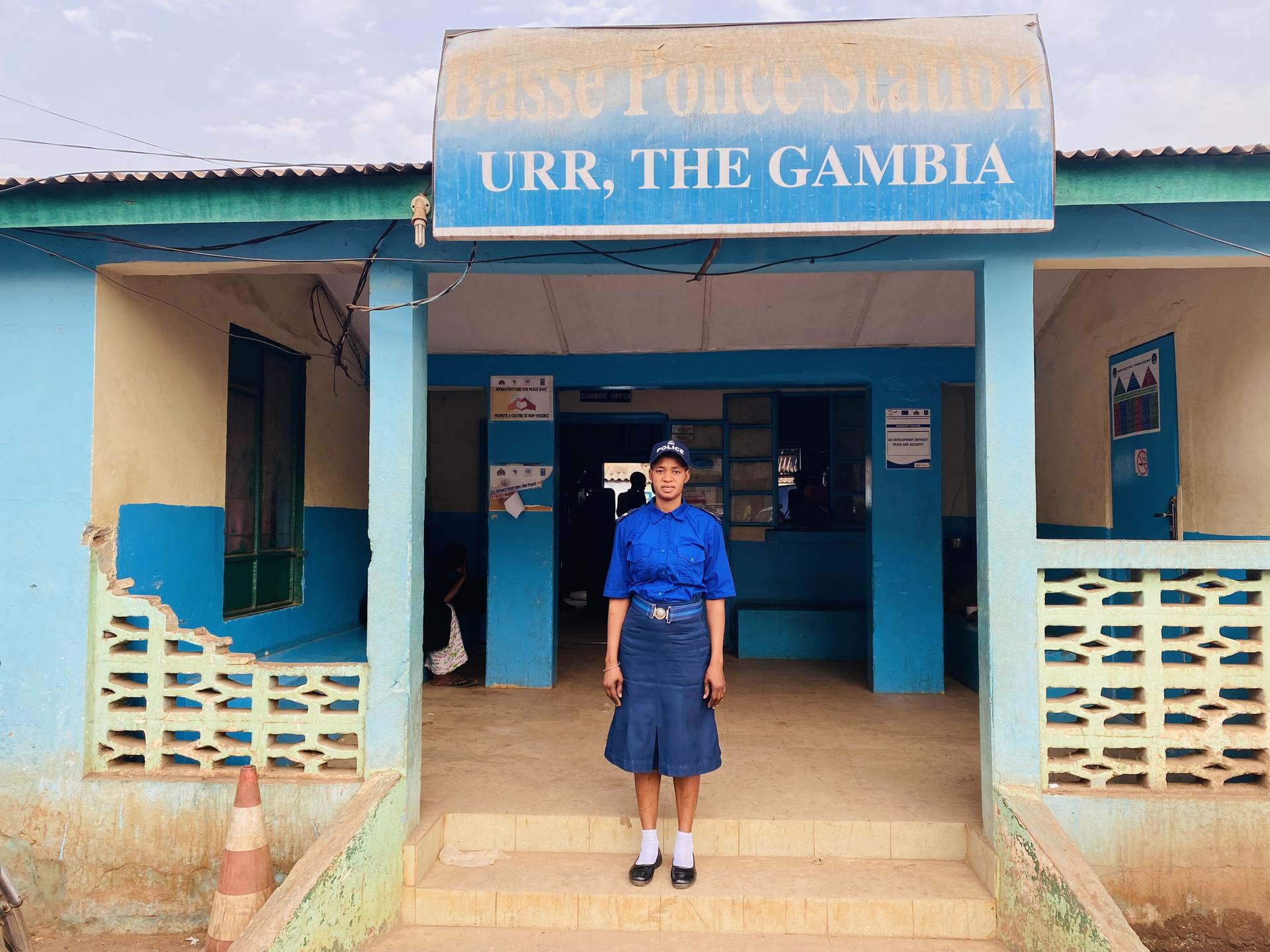 A joint UNDP and police monitoring visit to Gambisara community where the community policing initiative was introduced | UNDP in The Gambia   