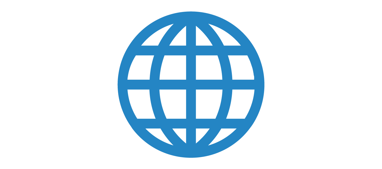 A picture of a globe icon