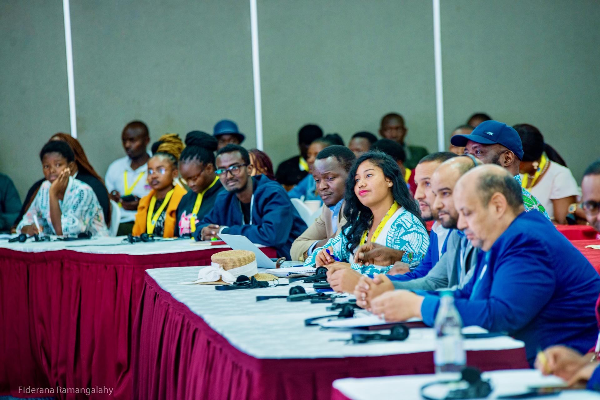 Youthconnekt Africa Summit 2023 : la jeune Fehizoro participant à la session “ Growing a greener future : African Youth at the forefront in Sustainable Agriculture and Resilience Climate. ”
