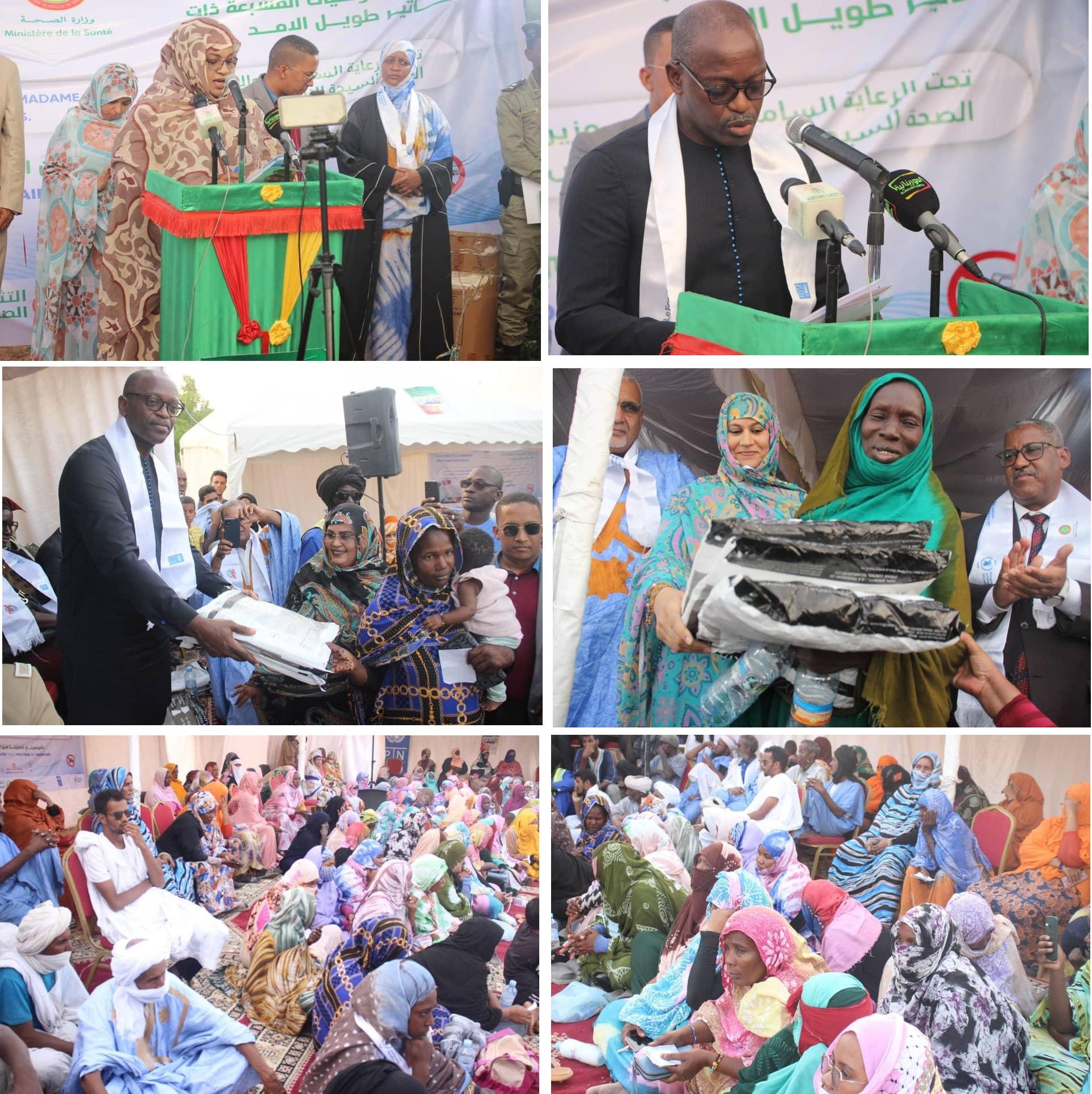 remise de moustiquaires Mauritanie