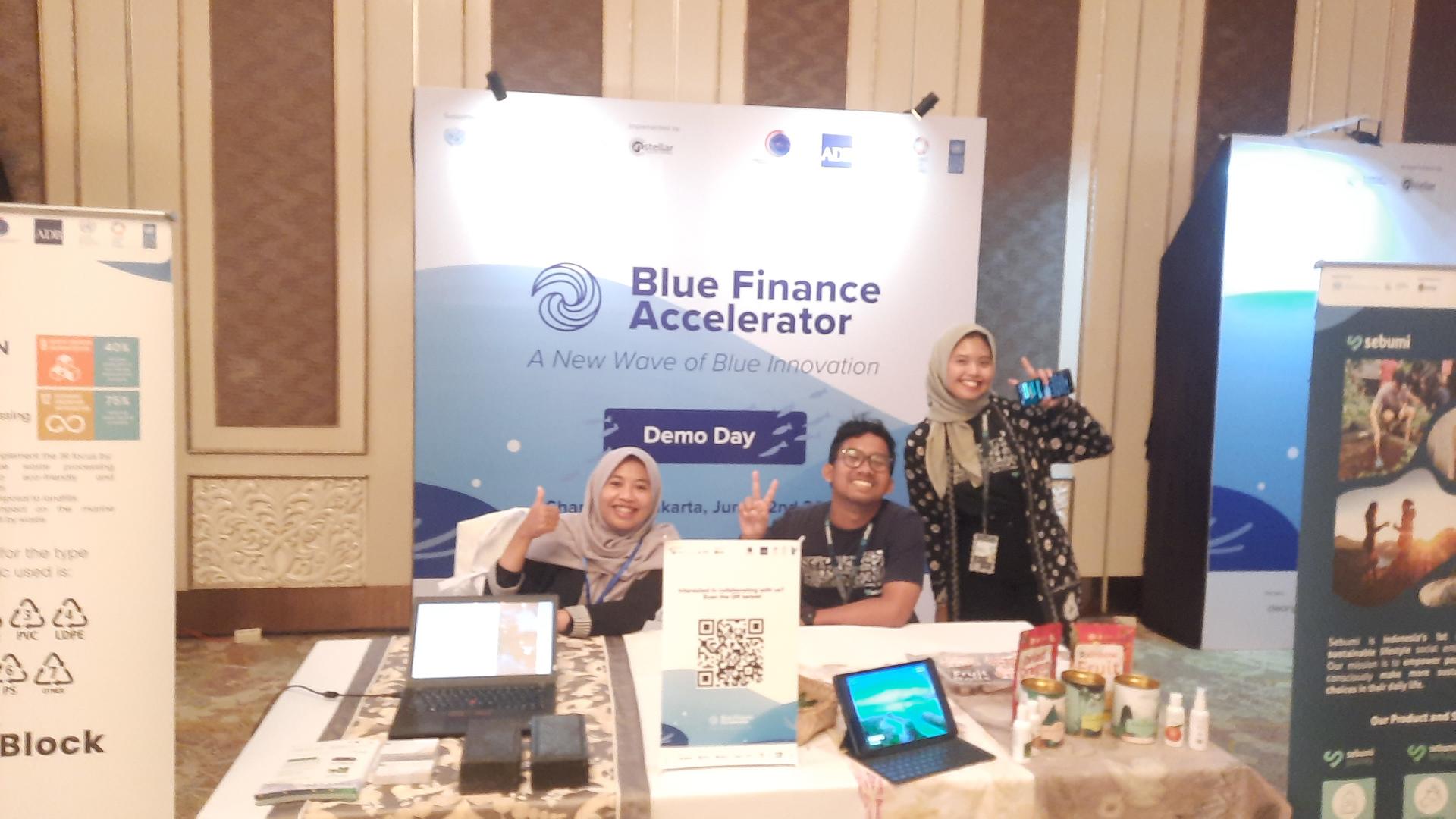 Conplas Team in the Blue Finance Accelerator 2023