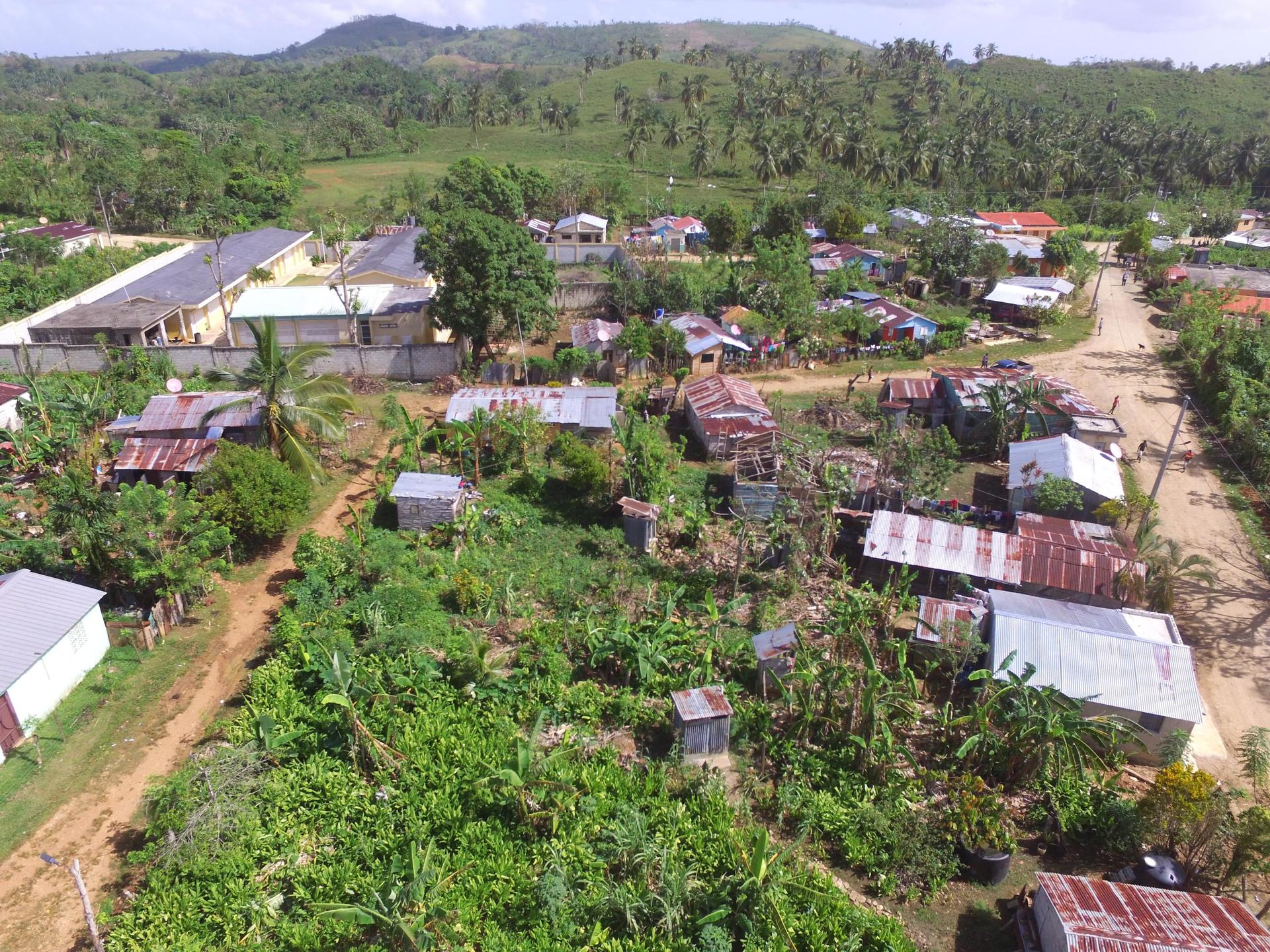 Aerial view of the neighbourhood