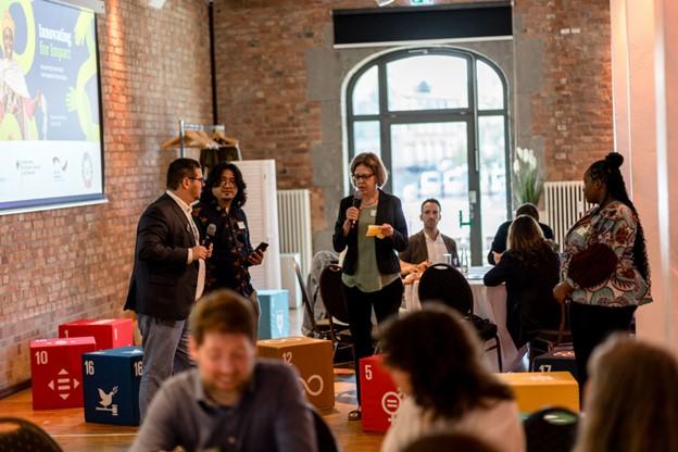 UNDP Accelerator Labs Network members engaged with leaders from businesses and foundations in a highly interactive event to share insights and identify opportunities of collaboration. 