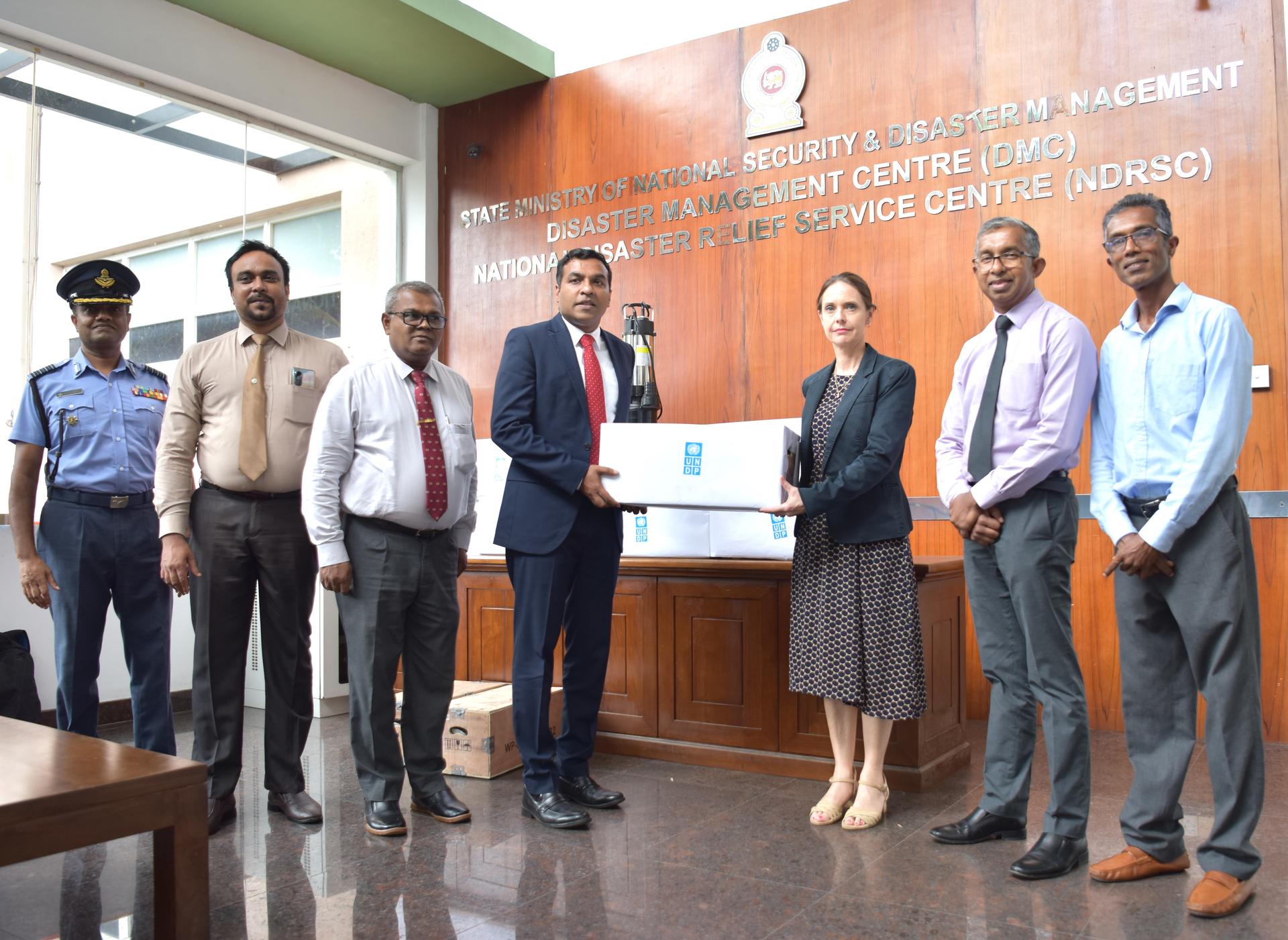 handing over of water pumps