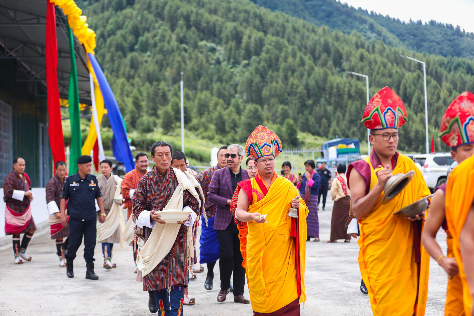 a group of people wearing costumes