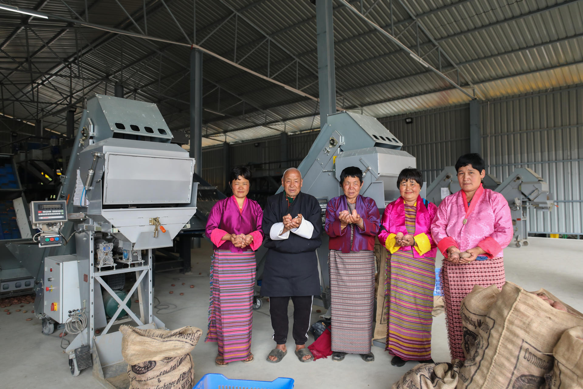 a group of people posing for the camera