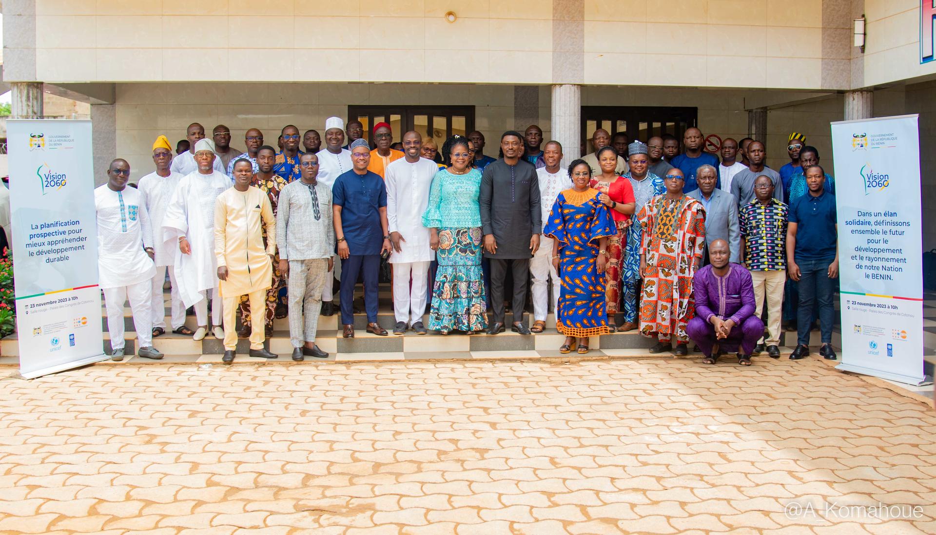 Photo de famille des participants à un atelier