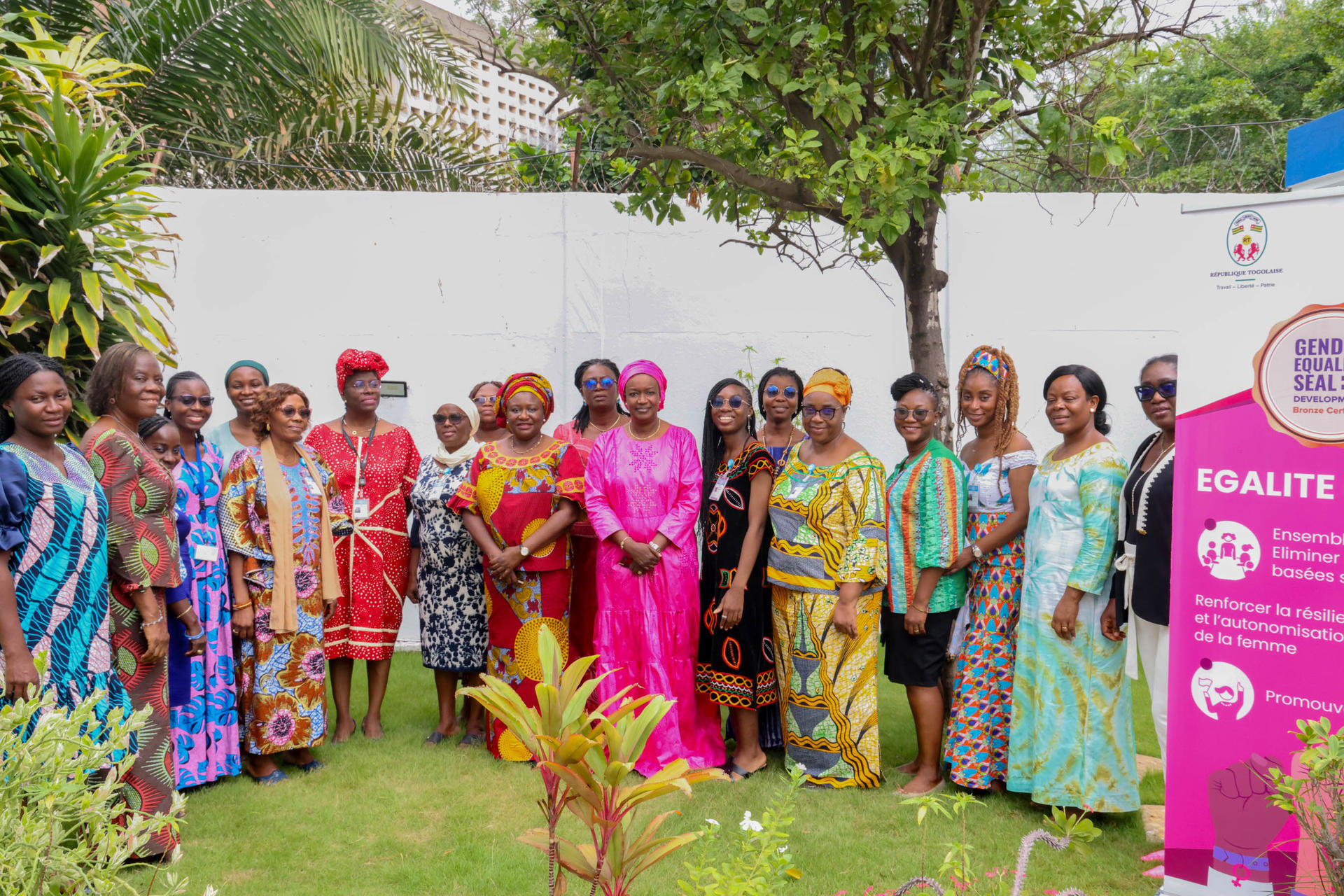 a group of people posing for a picture
