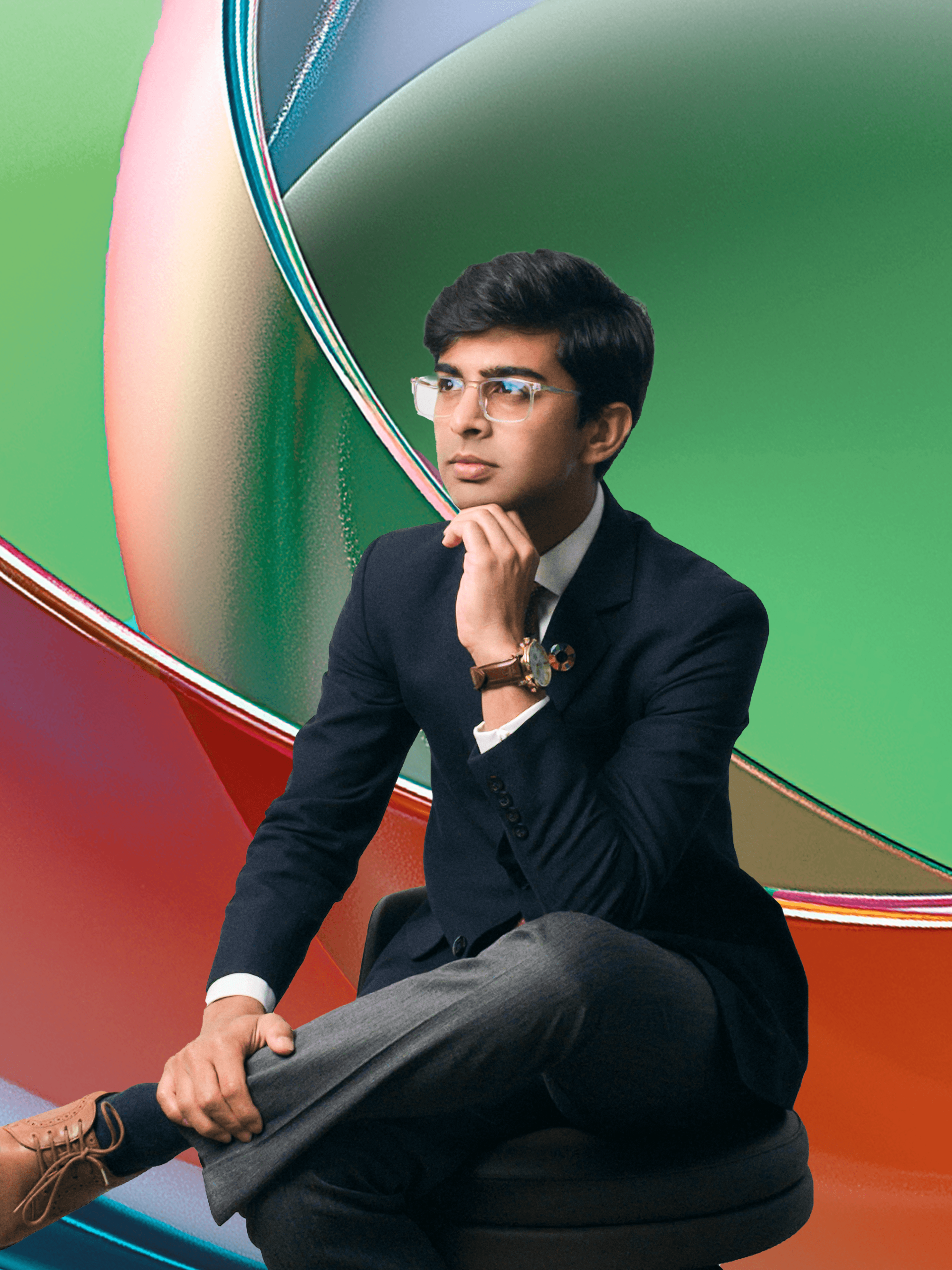 a person posing for the camera