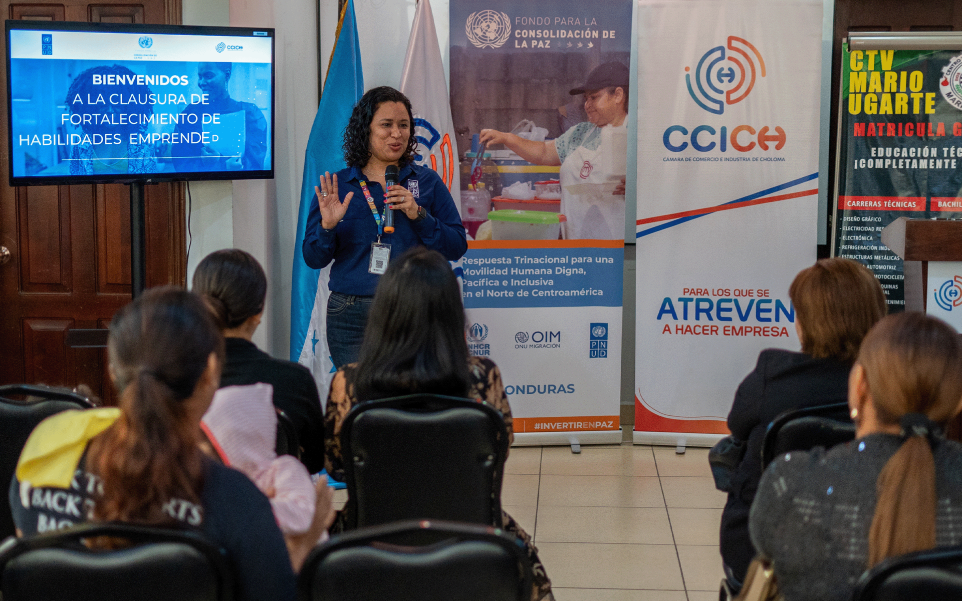 Tania Martínez, líder del equipo de Gobernabilidad y Seguridad Ciudadana del PNUD en Honduras