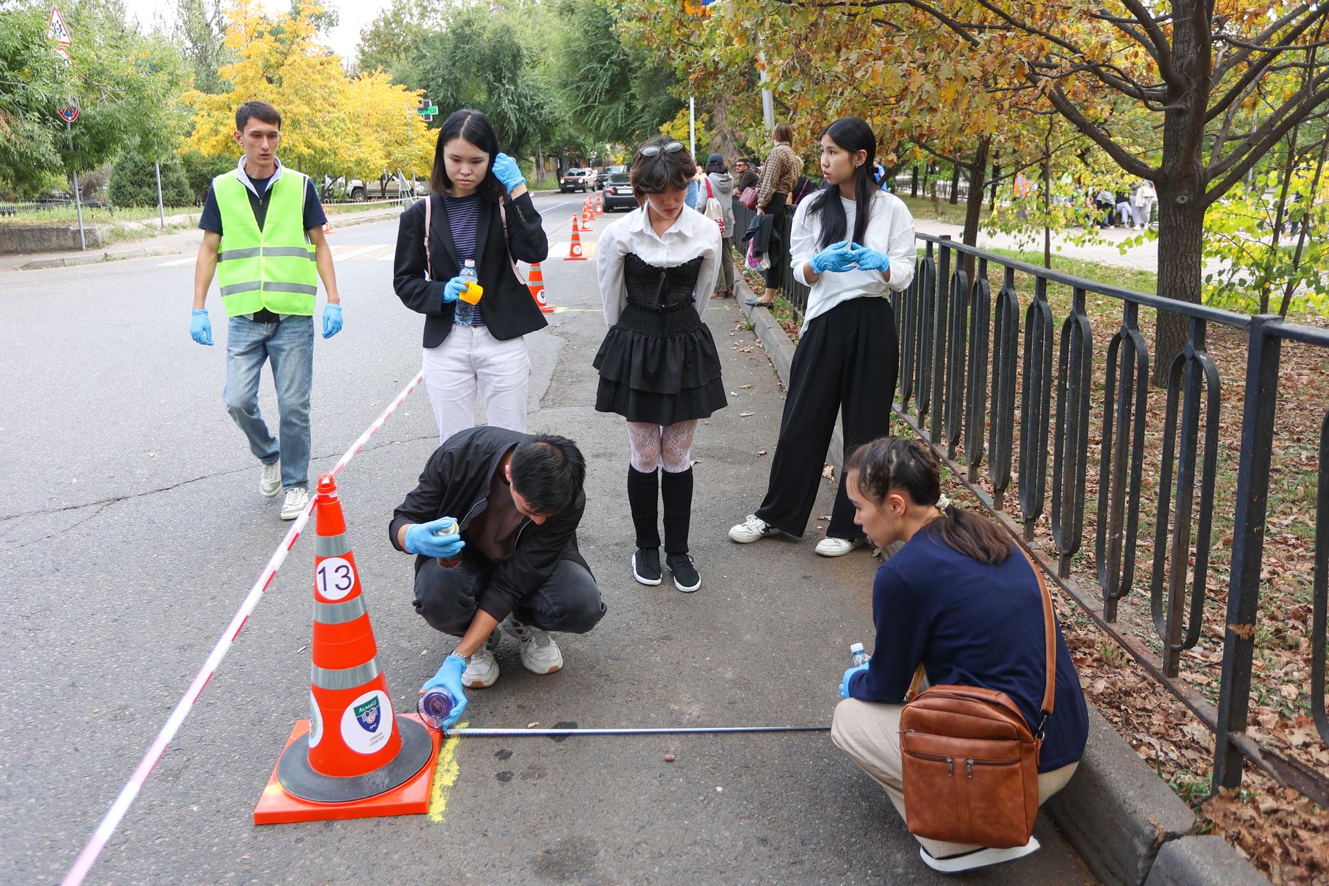 a group of people standing next to a fence