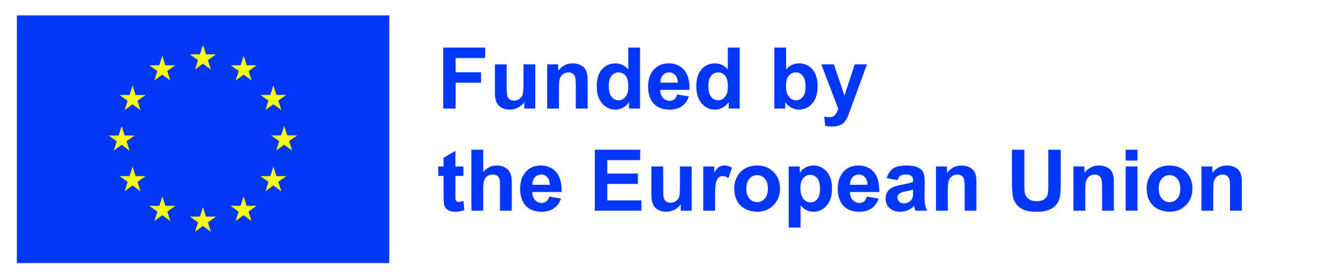 Logo featuring the European Union flag with text "Funded by the European Union."