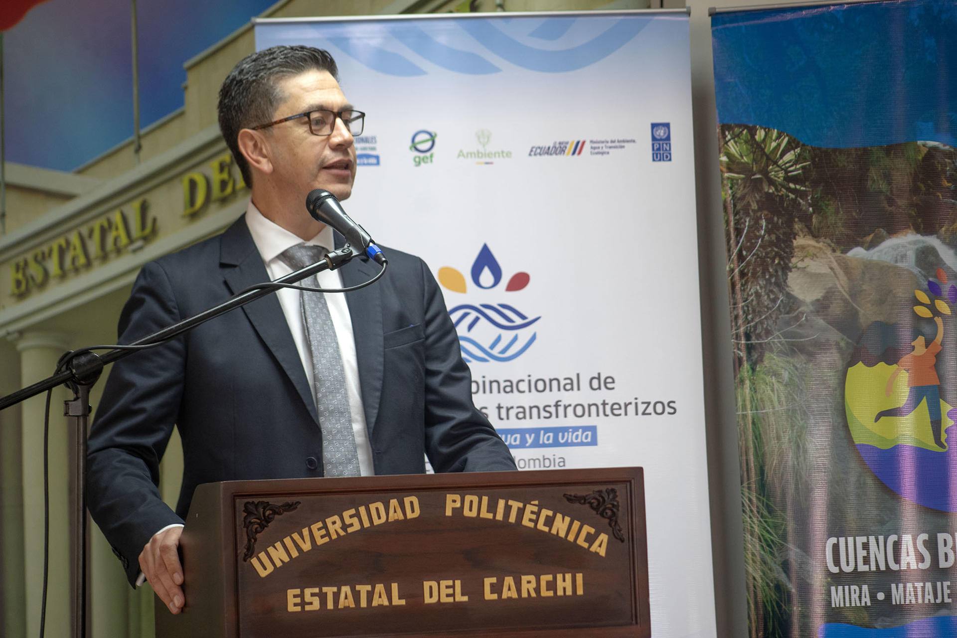 Sebastián Izquierdo, Coordinador del Proyecto Cuencas Binacionales Mira, Mataje y Carchi-Guáitara