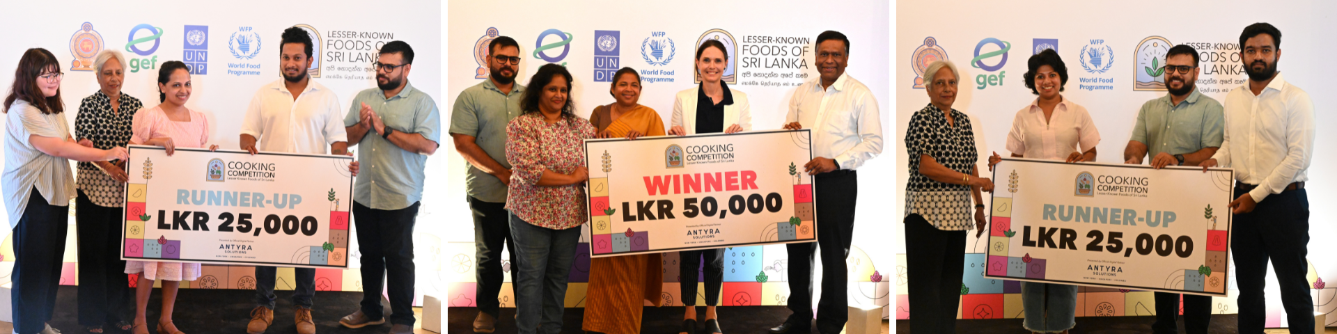 Cooking competition winners