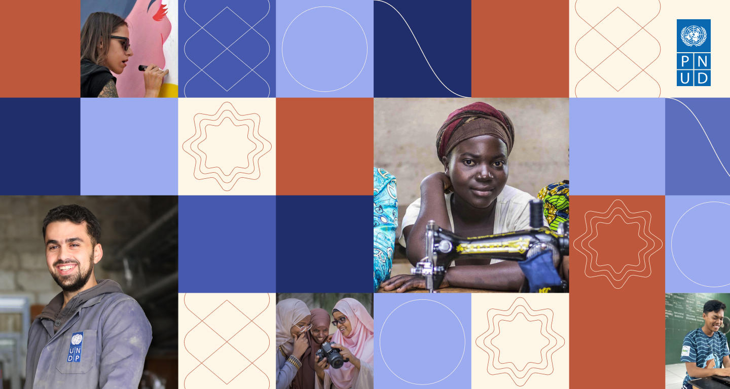 Collage of diverse individuals engaged in various activities, featuring smiling faces and vibrant backgrounds.