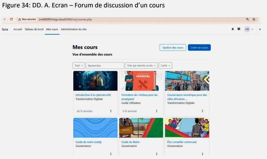 La plateforme i-HOFANA pou l'apprentissage en ligne 