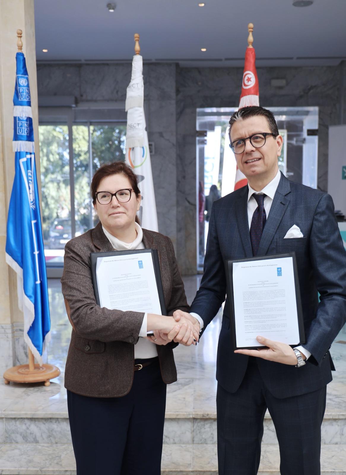 PNUD Tunisie et la CONECT signe un accord de partenariat