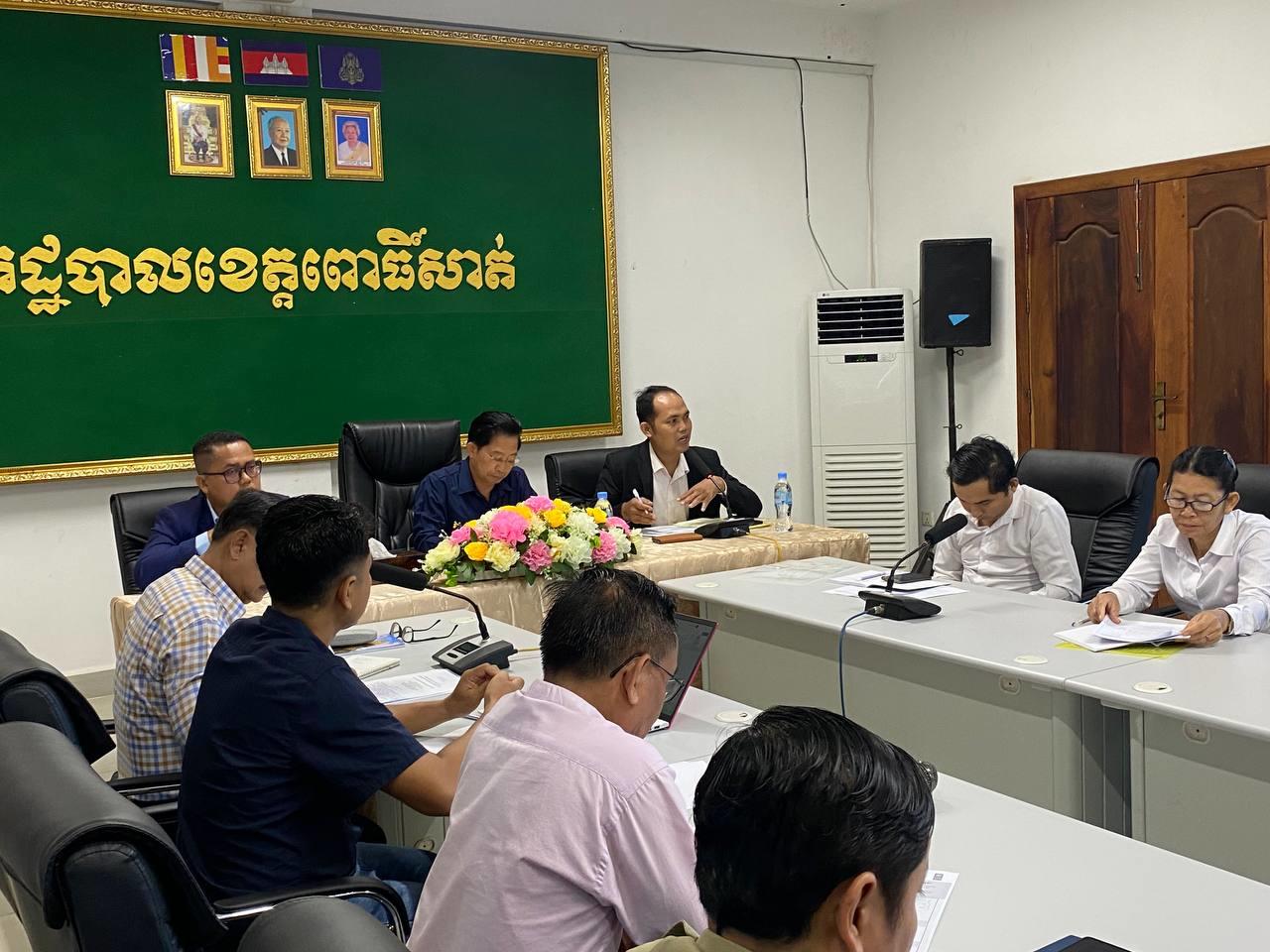 On August 14, 2024, local leaders, NGOs, and private sector representatives gathered in Pursat Province to map climate challenges and launch a new Climate Change Task Force. The workshop brought together 46 participants, including 8 women, to strengthen collaboration on local climate action.